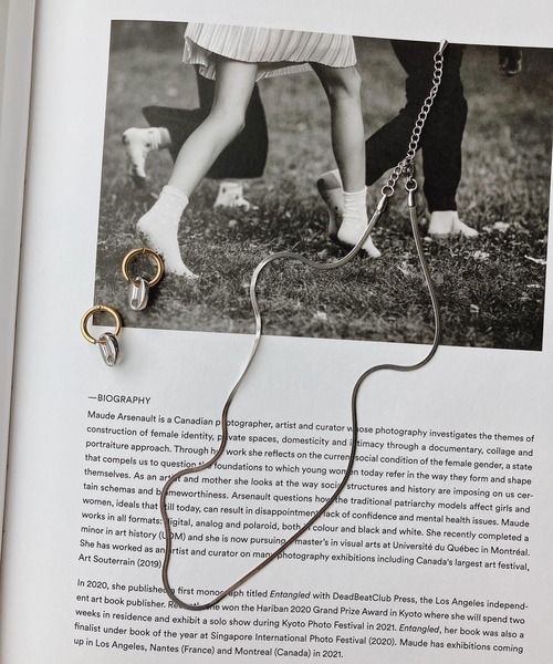 AS KNOW AS plus（アズノゥアズプラス）の「シンプル スネークネックレス ステンレス（ネックレス・レディース・シルバー/ゴールド・FREE）」の8枚目の写真