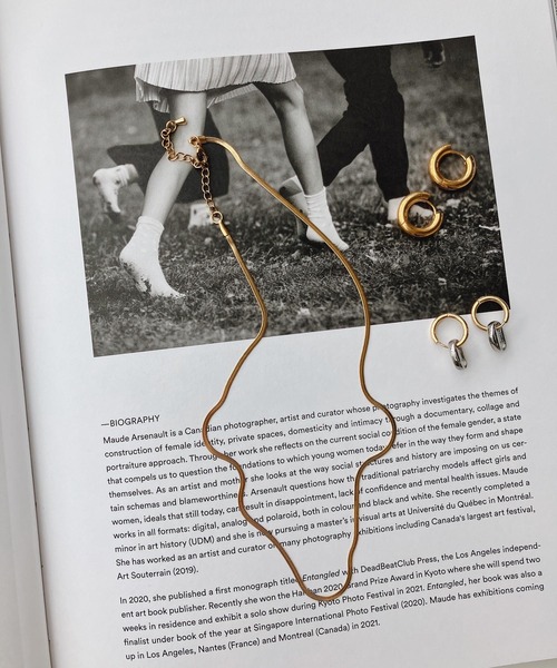 AS KNOW AS plus（アズノゥアズプラス）の「シンプル スネークネックレス ステンレス（ネックレス・レディース・シルバー/ゴールド・FREE）」の13枚目の写真