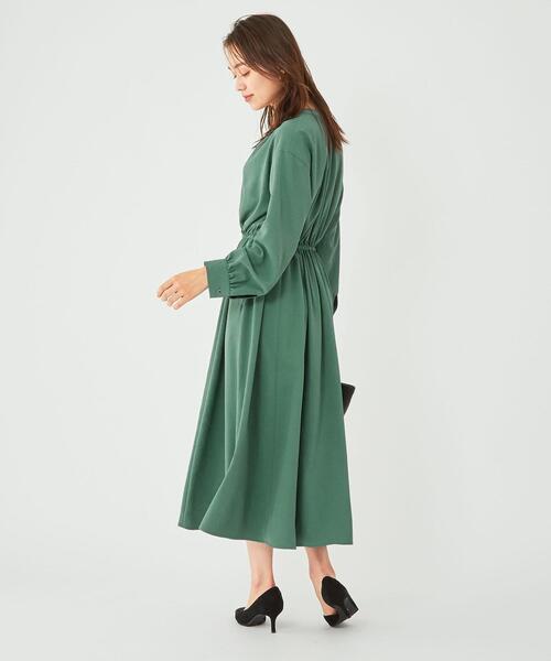 セール ドレープ ギャザー スキッパー ワンピース ワンピース Green Label Relaxing グリーンレーベルリラクシング のファッション通販 Zozotown