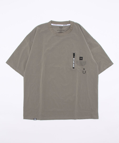 FLASH PACKER(フラッシュパッカー)の「FLASH PACKER フラッシュパッカー / セットアップ ストレッチナイロン 半袖Tシャツ / SS-01XNT-PKT2(Tシャツ/カットソー・メンズ・ホワイト/ブラック/オリーブ/グリーン/グレイッシュベージュ・MEDIUM/LARGE/X-LARGE/SMALL)」の15枚目の写真