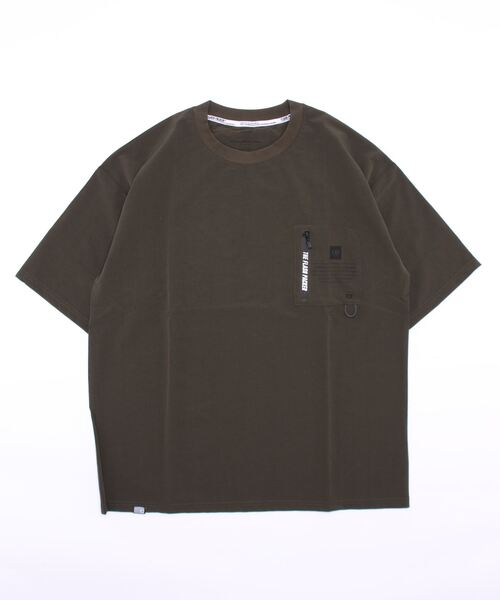 FLASH PACKER(フラッシュパッカー)の「FLASH PACKER フラッシュパッカー / セットアップ ストレッチナイロン 半袖Tシャツ / SS-01XNT-PKT2(Tシャツ/カットソー・メンズ・ホワイト/ブラック/オリーブ/グリーン/グレイッシュベージュ・MEDIUM/LARGE/X-LARGE/SMALL)」の17枚目の写真