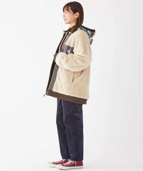 KRIFF MAYER Lady's Collection（クリフメイヤーレディースコレクション）の「コーデュロイワイドパンツ（その他パンツ・レディース・ベージュ/ネイビー/ブラウン/グリーン/カラフル・MEDIUM/LARGE）」の8枚目の写真