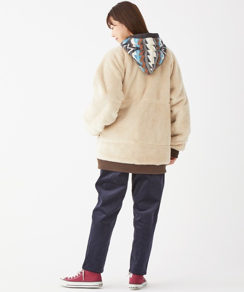 KRIFF MAYER Lady's Collection（クリフメイヤーレディースコレクション）の「コーデュロイワイドパンツ（その他パンツ・レディース・ベージュ/ネイビー/ブラウン/グリーン/カラフル・MEDIUM/LARGE）」の9枚目の写真