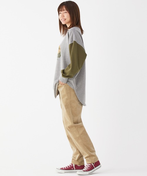 KRIFF MAYER Lady's Collection（クリフメイヤーレディースコレクション）の「コーデュロイワイドパンツ（その他パンツ・レディース・ベージュ/ネイビー/ブラウン/グリーン/カラフル・MEDIUM/LARGE）」の10枚目の写真