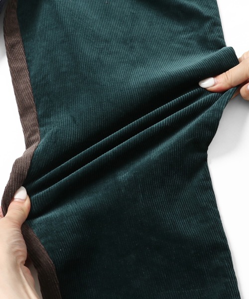 KRIFF MAYER Lady's Collection（クリフメイヤーレディースコレクション）の「コーデュロイワイドパンツ（その他パンツ・レディース・ベージュ/ネイビー/ブラウン/グリーン/カラフル・MEDIUM/LARGE）」の17枚目の写真