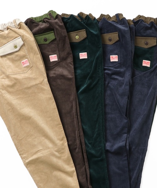 KRIFF MAYER Lady's Collection（クリフメイヤーレディースコレクション）の「コーデュロイワイドパンツ（その他パンツ・レディース・ベージュ/ネイビー/ブラウン/グリーン/カラフル・MEDIUM/LARGE）」の18枚目の写真