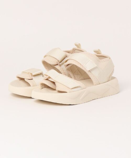 KOBE LETTUCE（コウベレタス）の「ベルクロスポーツサンダル（サンダル・レディース・ホワイト/ブラック/マルチ・LL/S/M/L）」の8枚目の写真