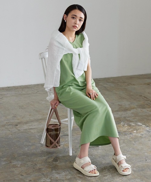 KOBE LETTUCE（コウベレタス）の「ベルクロスポーツサンダル（サンダル・レディース・ホワイト/ブラック/マルチ・LL/S/M/L）」の12枚目の写真