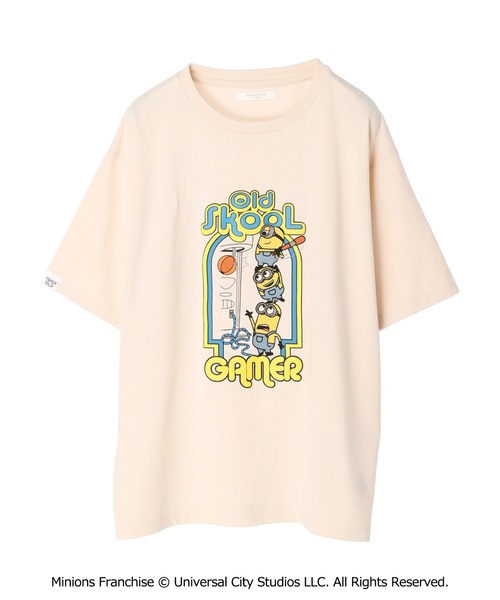 Green Parks(グリーンパークス)の「ミニオン/ゲーマーTシャツ(Tシャツ/カットソー・レディース・チャコールグレー/ブルー/ライトベージュ・FREE)」の14枚目の写真