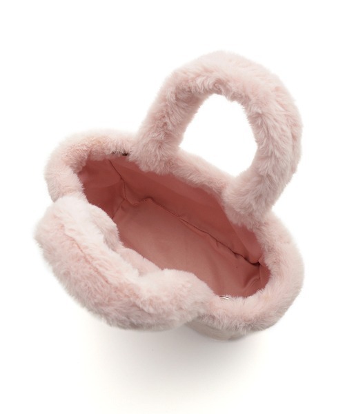 FURFUR（ファーファー）の「エコファートートバッグ（トートバッグ・レディース・ピンク/チャコールグレー/アイボリー・FREE）」の8枚目の写真