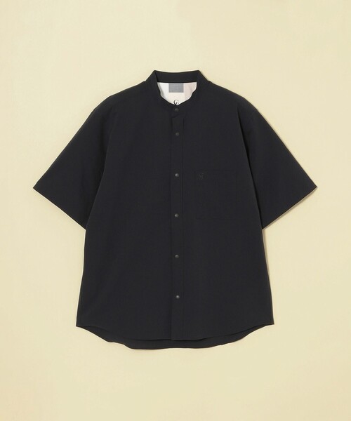 CB CRESTBRIDGE(シービークレストブリッジ)の「クールドッツスタンドカラーシャツ(シャツ/ブラウス・メンズ・ネイビー/ベージュ系その他/グレー系その他・M)」の13枚目の写真