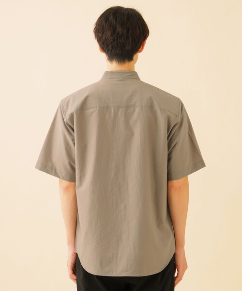 CB CRESTBRIDGE(シービークレストブリッジ)の「クールドッツスタンドカラーシャツ(シャツ/ブラウス・メンズ・ネイビー/ベージュ系その他/グレー系その他・M)」の16枚目の写真