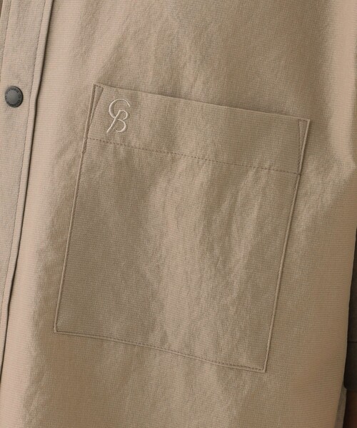 CB CRESTBRIDGE(シービークレストブリッジ)の「クールドッツスタンドカラーシャツ(シャツ/ブラウス・メンズ・ネイビー/ベージュ系その他/グレー系その他・M)」の17枚目の写真