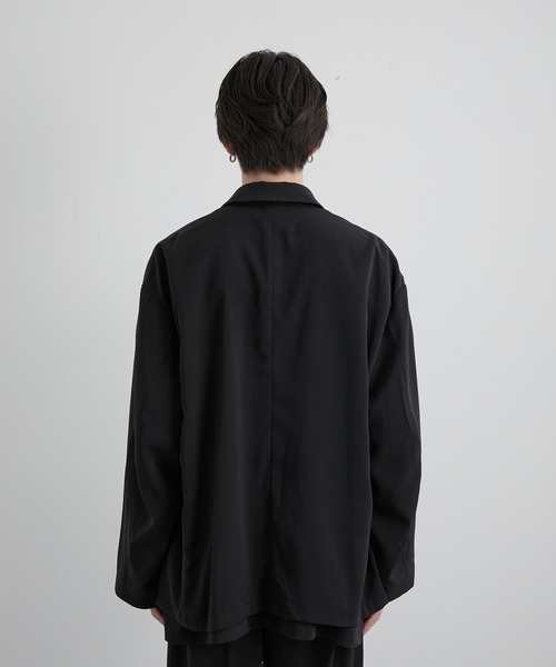 JUNRED(ジュンレッド)の「スローテックルーズジャケット(テーラードジャケット・メンズ・ブラック/ベージュ系その他/グリーン系その他・S/M/L)」の19枚目の写真