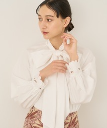 ANAYI | コンパクトコットン刺繍　ブラウス(シャツ/ブラウス)
