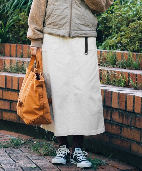 伸縮性・ウエスト調節】クライミングベイカースカート（スカート