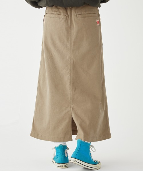 KRIFF MAYER Lady's Collection(クリフメイヤーレディースコレクション)の「ストレッチ クライミング ベイカースカート / ワークスカート / ロング丈 / 美シルエット(スカート・レディース・ネイビー/キャメル/タン/ブラック/カーキ/オフホワイト・MEDIUM/LARGE)」の9枚目の写真