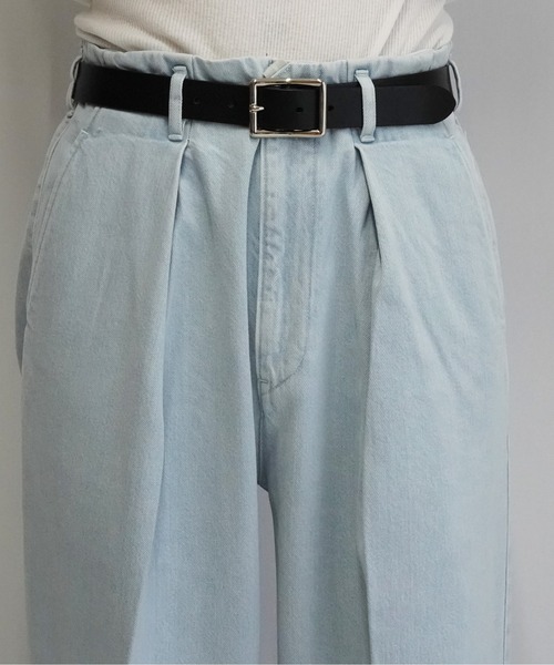 パンツ saby TUCK BAGGY 11oz Bingo Denim IceWash saby（サバイ）の「saby TUCK BAGGY -11OZ BINGO DENIM- -ICE