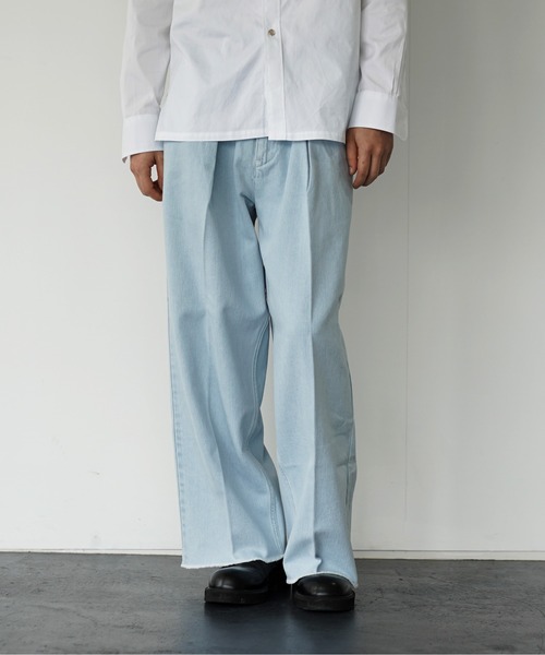 saby（サバイ）の「saby TUCK BAGGY -11OZ BINGO DENIM- -ICE WASH