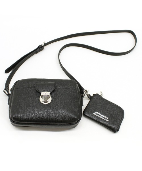 RNA（アールエヌエー）の「E4872 レザーショルダーＢＡＧ（ショルダーバッグ・レディース・ホワイト/ブラック/パープル・FREE）」の5枚目の写真