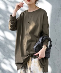 antiqua | 綿100 無地 長袖 ロンT(Tシャツ/カットソー)