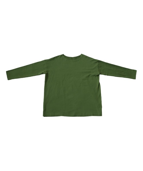 antiqua（アンティカ）の「綿100%バスク生地ロンT（Tシャツ/カットソー・レディース・アッシュグレー/ブラック/ダークグリーン/ネイビー/オフホワイト/オレンジ/モスグリーン/アーミー/杢グレー/ブルー系その他/スモークピンク/カーキ/ピンク系その他・M/L/XL）」の21枚目の写真