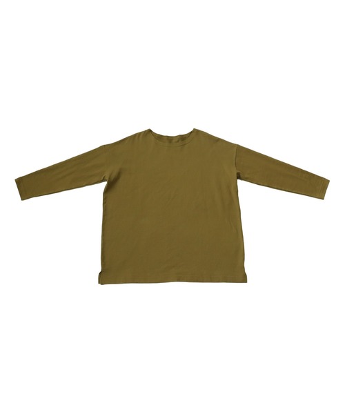 antiqua（アンティカ）の「綿100%バスク生地ロンT（Tシャツ/カットソー・レディース・アッシュグレー/ブラック/ダークグリーン/ネイビー/オフホワイト/オレンジ/モスグリーン/アーミー/杢グレー/ブルー系その他/スモークピンク/カーキ/ピンク系その他・M/L/XL）」の22枚目の写真