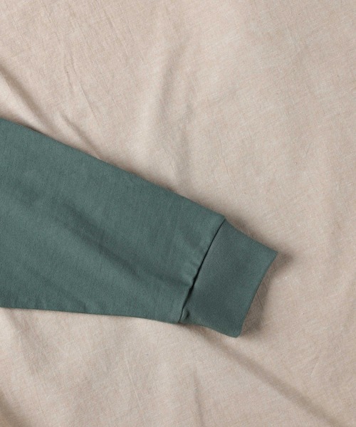 CAMP7（キャンプセブン）の「【CAMP7】テープロゴロンＴ（Tシャツ/カットソー・レディース・ホワイト/ブラック/グリーン・M/L）」の17枚目の写真