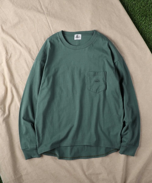 CAMP7（キャンプセブン）の「【CAMP7】テープロゴロンＴ（Tシャツ/カットソー・レディース・ホワイト/ブラック/グリーン・M/L）」の21枚目の写真