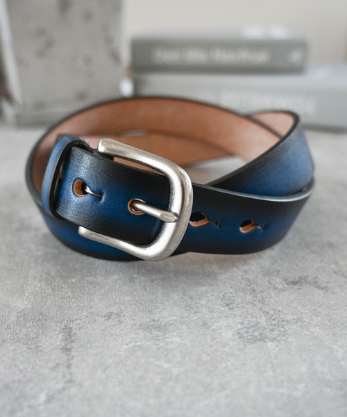 Editors Draw（エディターズドロー）の「30mm グラデーションベルト（ベルト・メンズ・ブラック/ダークブラウン/ネイビー/ブラウン/レッド/イエロー/グリーン・FREE）」の5枚目の写真