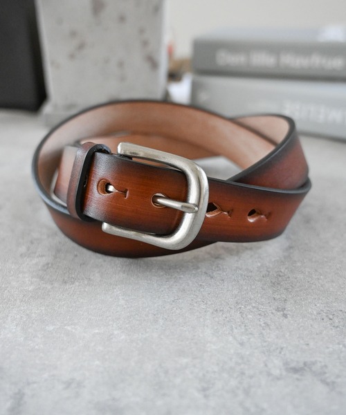 Editors Draw（エディターズドロー）の「30mm グラデーションベルト（ベルト・メンズ・ブラック/ダークブラウン/ネイビー/ブラウン/レッド/イエロー/グリーン・FREE）」の3枚目の写真