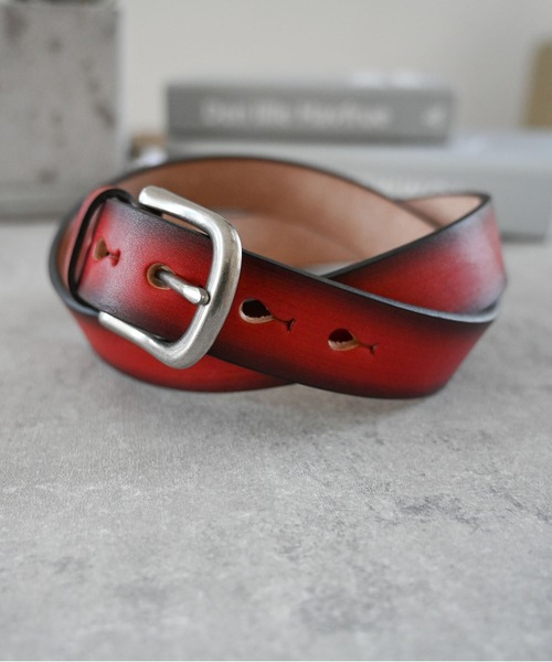 Editors Draw（エディターズドロー）の「30mm グラデーションベルト（ベルト・メンズ・ブラック/ダークブラウン/ネイビー/ブラウン/レッド/イエロー/グリーン・FREE）」の16枚目の写真