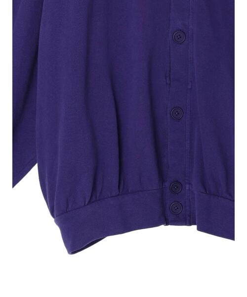 CRAFT STANDARD BOUTIQUE（クラフトスタンダードブティック）の「【BIG】ピグメントダイカーディガン　＊（カーディガン/ボレロ・メンズ・チャコールグレー/ライトグレー/パープル/ライトブラウン・LL/M/L）」の17枚目の写真