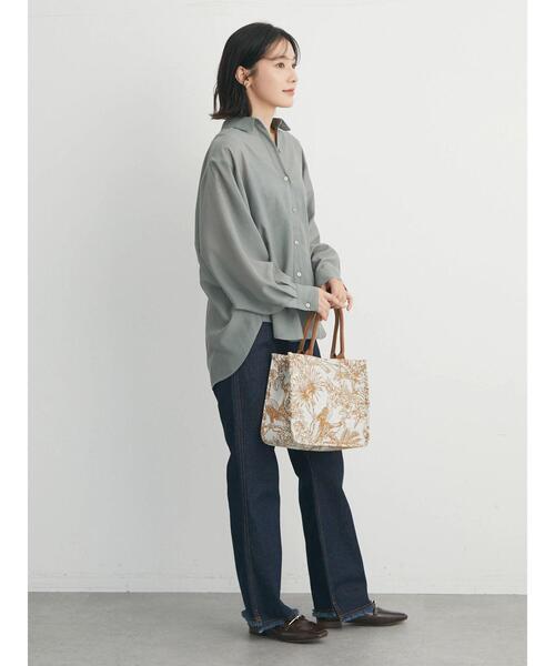 ELENCARE DUE(エレンカーレデュエ)の「・ELENCARE DUE シアーキリカエシャツチュニック(シャツ/ブラウス・レディース・ブラック/ブラウン/グレイッシュベージュ/ピンク系その他2・FREE)」の5枚目の写真