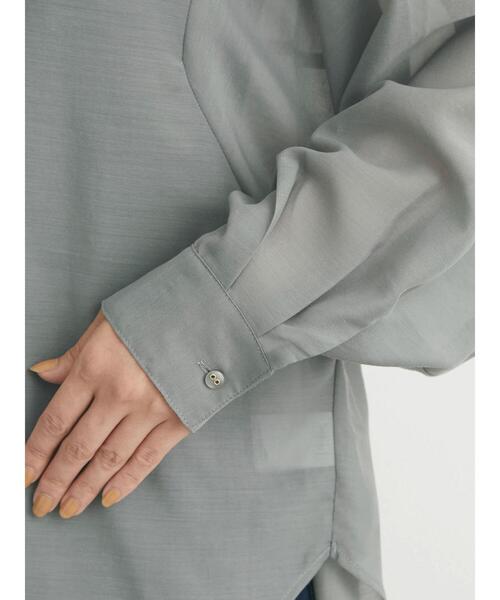 ELENCARE DUE(エレンカーレデュエ)の「・ELENCARE DUE シアーキリカエシャツチュニック(シャツ/ブラウス・レディース・ブラック/ブラウン/グレイッシュベージュ/ピンク系その他2・FREE)」の10枚目の写真