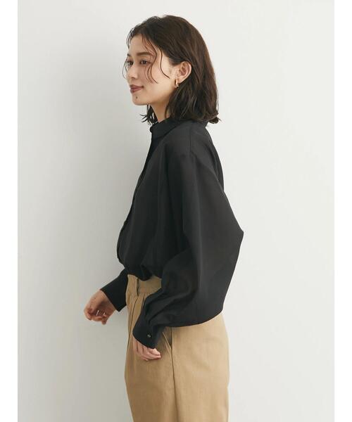 ELENCARE DUE(エレンカーレデュエ)の「・ELENCARE DUE シアーキリカエシャツチュニック(シャツ/ブラウス・レディース・ブラック/ブラウン/グレイッシュベージュ/ピンク系その他2・FREE)」の18枚目の写真