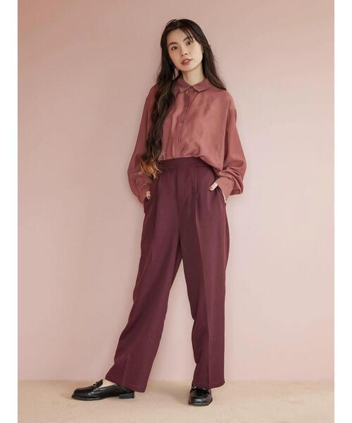 ELENCARE DUE(エレンカーレデュエ)の「・ELENCARE DUE シアーキリカエシャツチュニック(シャツ/ブラウス・レディース・ブラック/ブラウン/グレイッシュベージュ/ピンク系その他2・FREE)」の11枚目の写真