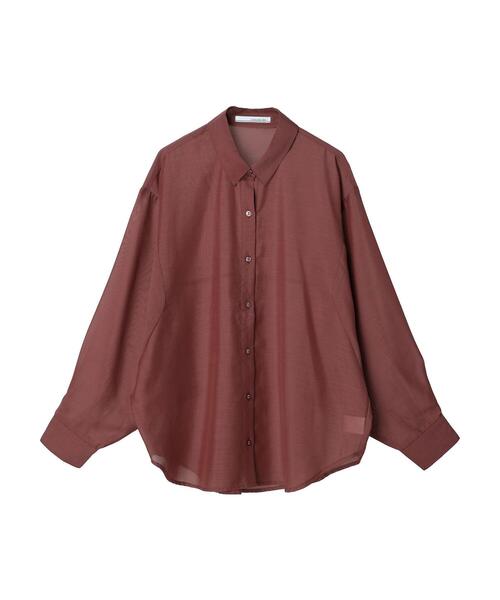 ELENCARE DUE(エレンカーレデュエ)の「・ELENCARE DUE シアーキリカエシャツチュニック(シャツ/ブラウス・レディース・ブラック/ブラウン/グレイッシュベージュ/ピンク系その他2・FREE)」の8枚目の写真