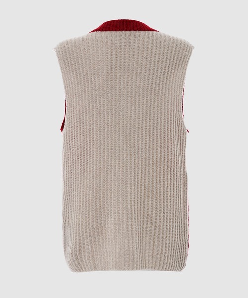sawa takai（サワ タカイ）の「NOMAD VEST（ベスト・レディース・レッド系その他・S）」の3枚目の写真
