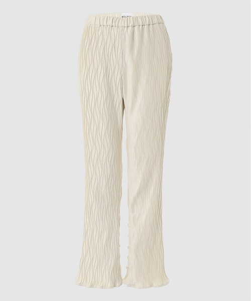 BELPER(ベルパー)の「PLEATED PANTS(その他パンツ・レディース・ブラック/ホワイト・1(S)/2(M))」の2枚目の写真