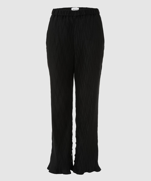 BELPER(ベルパー)の「PLEATED PANTS(その他パンツ・レディース・ブラック/ホワイト・1(S)/2(M))」の1枚目の写真