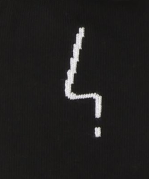 agnes b.（アニエスベー）の「【ユニセックス】AG90 CHAUSSETTE ソックス（ソックス/靴下・レディース・ブラック・2/1）」の5枚目の写真