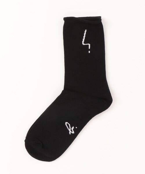agnes b.（アニエスベー）の「【ユニセックス】AG90 CHAUSSETTE ソックス（ソックス/靴下・レディース・ブラック・2/1）」の3枚目の写真
