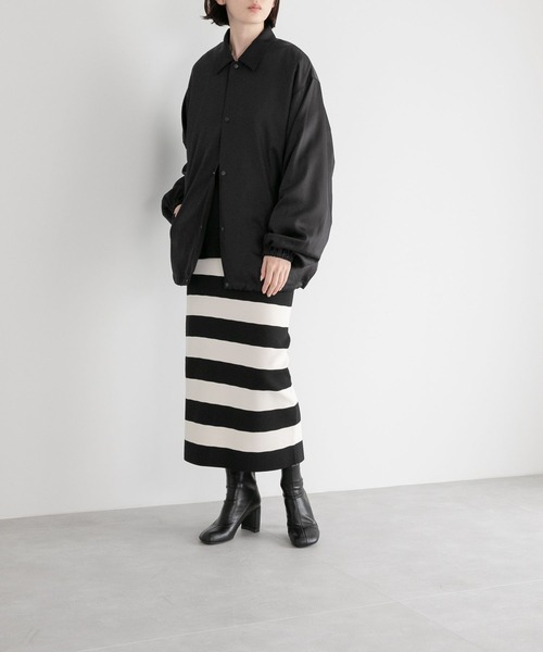 yuw(ユウ)の「UNISEXコーチジャケット 166045(ナイロンジャケット・レディース・ブラック・FREE)」の4枚目の写真