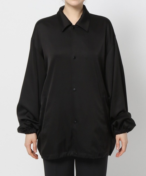 yuw(ユウ)の「UNISEXコーチジャケット 166045(ナイロンジャケット・レディース・ブラック・FREE)」の5枚目の写真