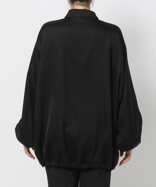 yuw(ユウ)の「UNISEXコーチジャケット 166045(ナイロンジャケット・レディース・ブラック・FREE)」の12枚目の写真