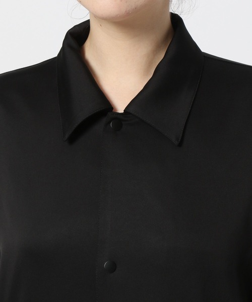 yuw(ユウ)の「UNISEXコーチジャケット 166045(ナイロンジャケット・レディース・ブラック・FREE)」の8枚目の写真