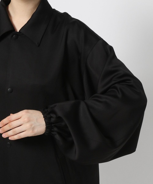 yuw(ユウ)の「UNISEXコーチジャケット 166045(ナイロンジャケット・レディース・ブラック・FREE)」の14枚目の写真