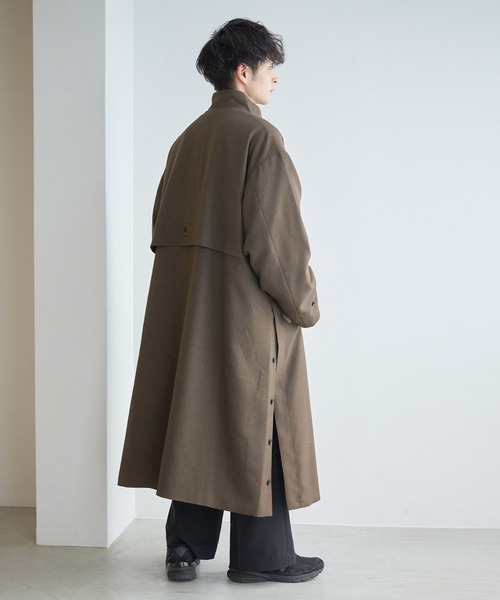 セール】メランジツイルヨークコート 123213（トレンチコート