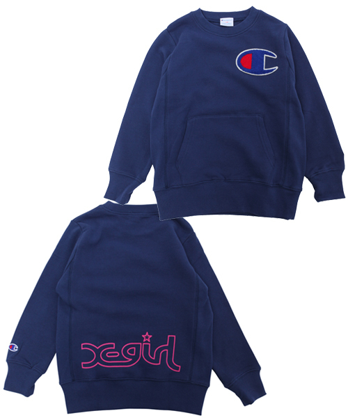 Champion（チャンピオン）の「XGS★×Champion CREWNECK SWEAT (4T～7T)（スウェット・キッズ・アッシュ/レッド/ネイビー・4T/5T/6T/7T）」の2枚目の写真